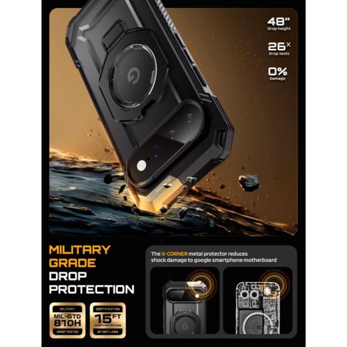 SupCase - SupCase Mobilskal För Google Pixel 11 Pro XL Magsafe UB Grip - Svart