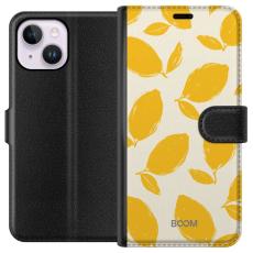 iSecrets - Pl&aring;nboksfodral till Apple iPhone 15 Plus med Lemon Breeze