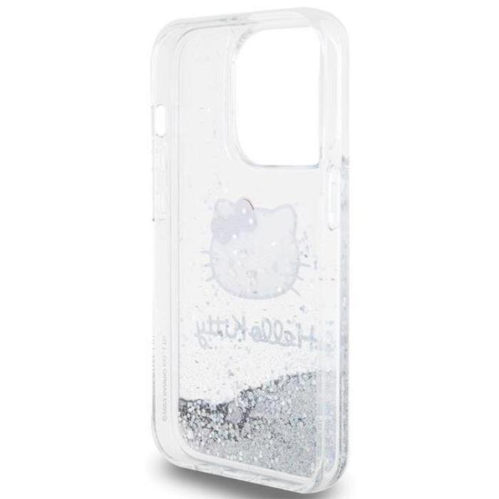 Hello Kitty - Hello Kitty iPhone 15 Pro Mobilskal Liquid Glitter Charms