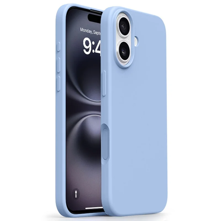 iPhone 16 Mobilskal Ultra Thin Silikon - Haze Blå | 2353 | AlltMobil