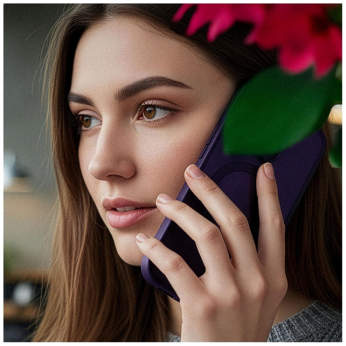 3MK - 3MK Mobilskal För iPhone 17 Pro Max Magsafe Smoke - Lila