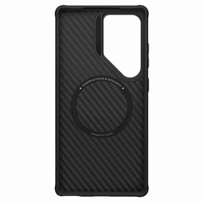 Nillkin - Nillkin Galaxy S25 Ultra Mobilskal Magsafe Aramid Fiber Hollow TPU