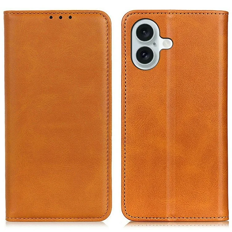 iPhone 17 Plånboksfodral Äkta läder - Brun | 2353 | AlltMobil