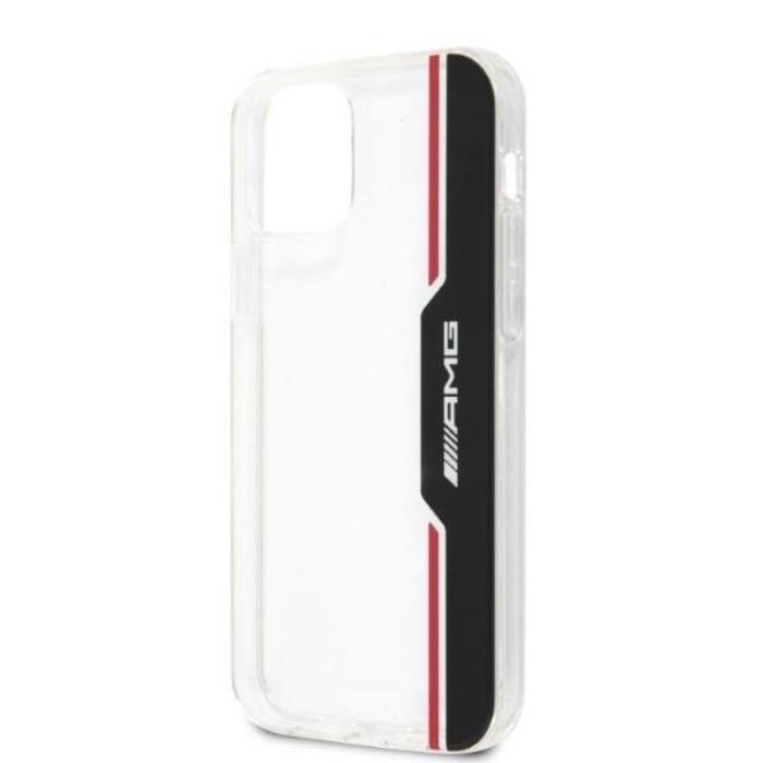 Mercedes - AMG iPhone 12/12 Pro Mobilskal Electroplate Vertical - Transparent
