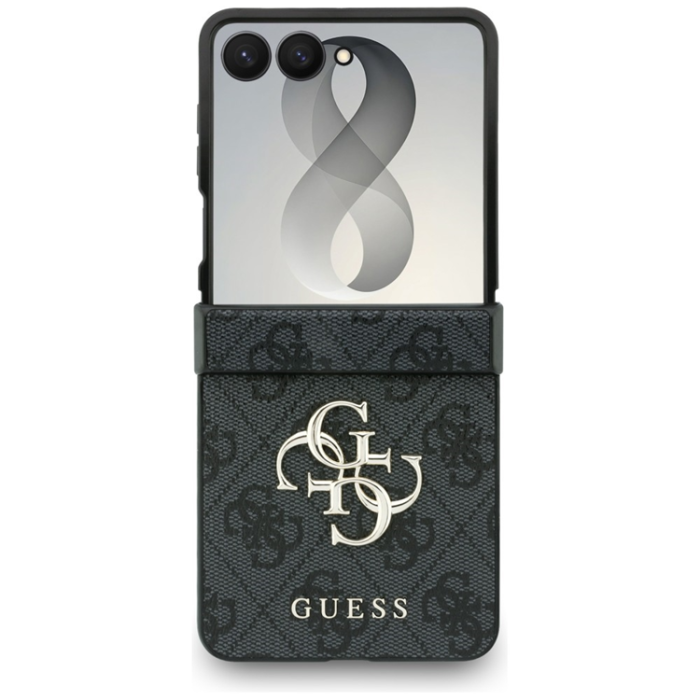 Guess - Guess Mobilskal För Galaxy Z Flip 8 Big 4G Logo - Svart