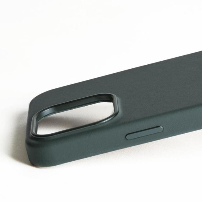 Mujjo - Mujjo iPhone 16 Pro Max Mobilskal MagSafe Läder - Livid Grön