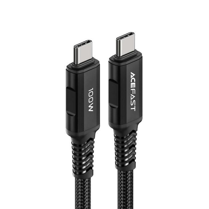 Acefast - Acefast USB-C till USB-C kabel 100W 2m - Svart