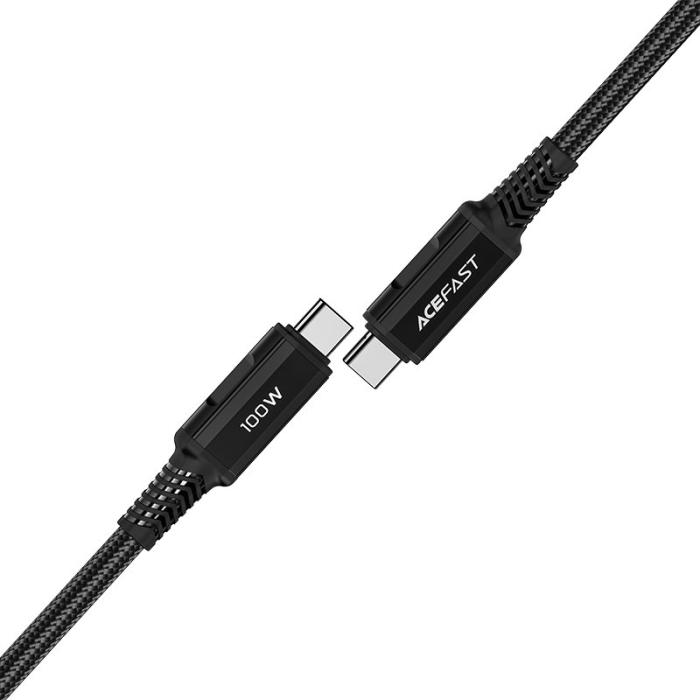 Acefast - Acefast USB-C till USB-C kabel 100W 2m - Svart