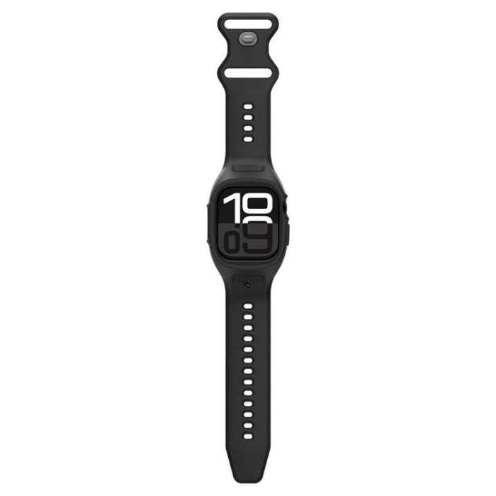 Spigen - Spigen Apple Watch 46mm Series 10 Armband Liquid Air Pro - Svart