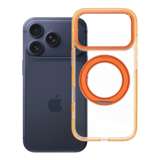A-One Brand - Mobilskal Magafe iPhone 17 Pro Frame Circle med Stand - Orange