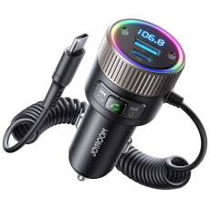 Joyroom - Joyroom Billaddare 60W med Sändar och ljudadapter med typ-C-kabel