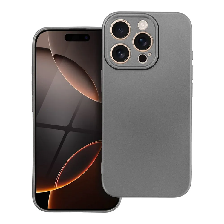 iPhone 16 Pro Mobilskal Metallic - Grå | 2353 | AlltMobil