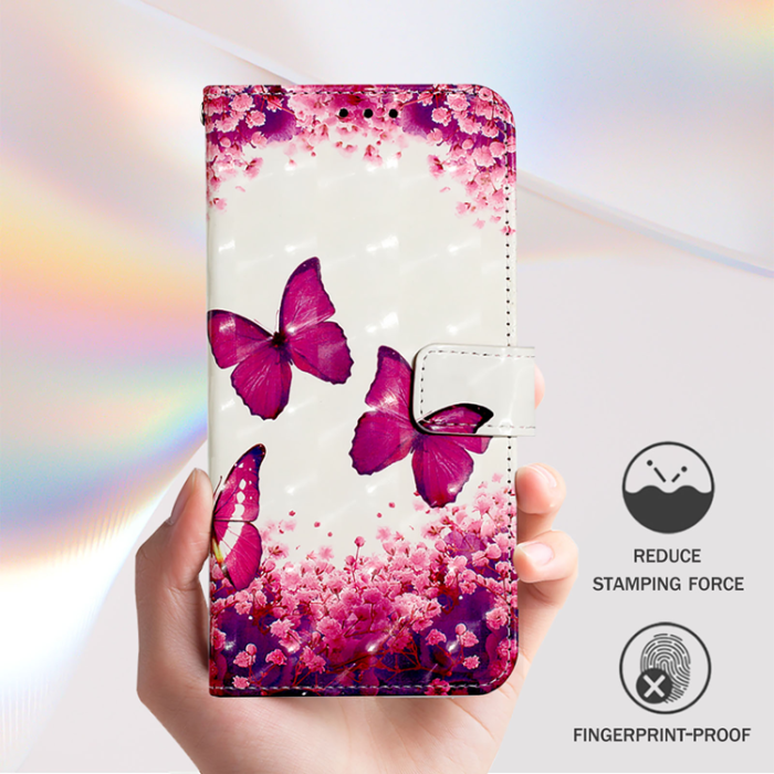 A-One Brand - iPhone 17 Air Plånboksfodral Printing Pattern Med Strap