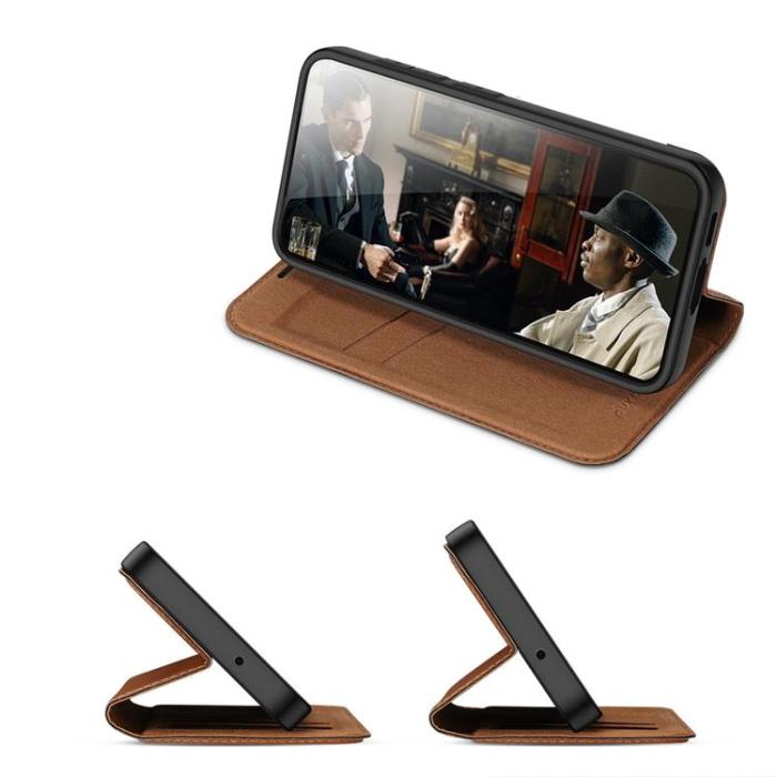 Dux Ducis - Dux Ducis Galaxy S23 Plus Plånboksfodral Skin X2 - Brun