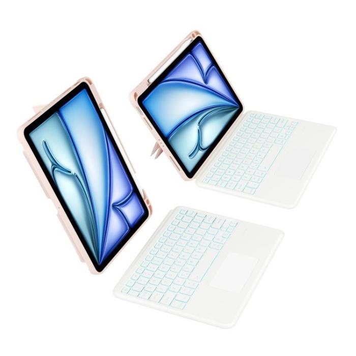 Tech-Protect - Tech-Protect iPad 10.9 (2022) Fodral SCMAG Pen + Keyboard - Rosa