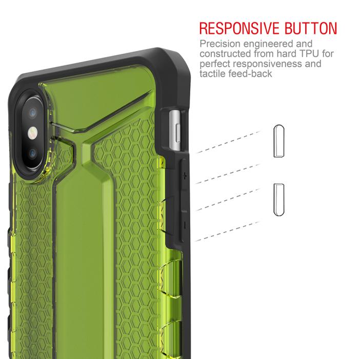 ItSkins - Itskins Octane Skal till iPhone XS / X - Grön
