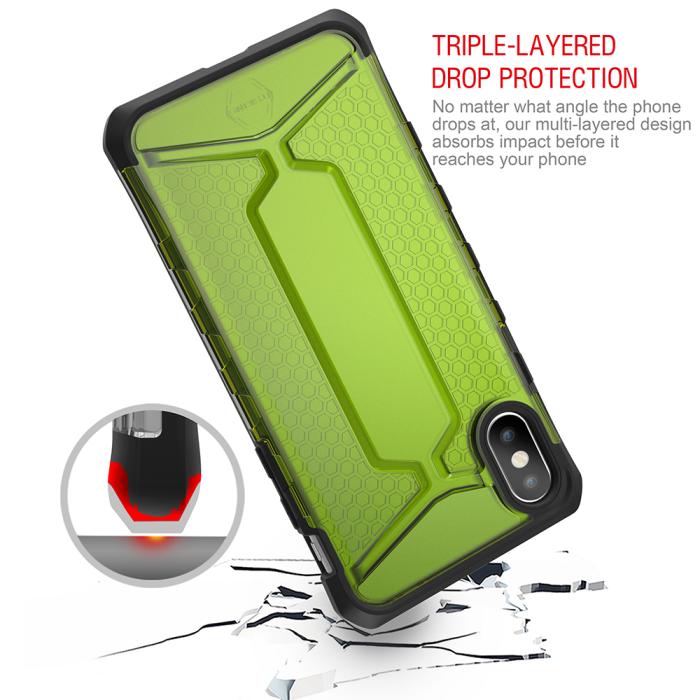ItSkins - Itskins Octane Skal till iPhone XS / X - Grön