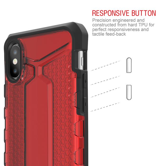 ItSkins - Itskins Octane Skal till iPhone XS / X - Röd