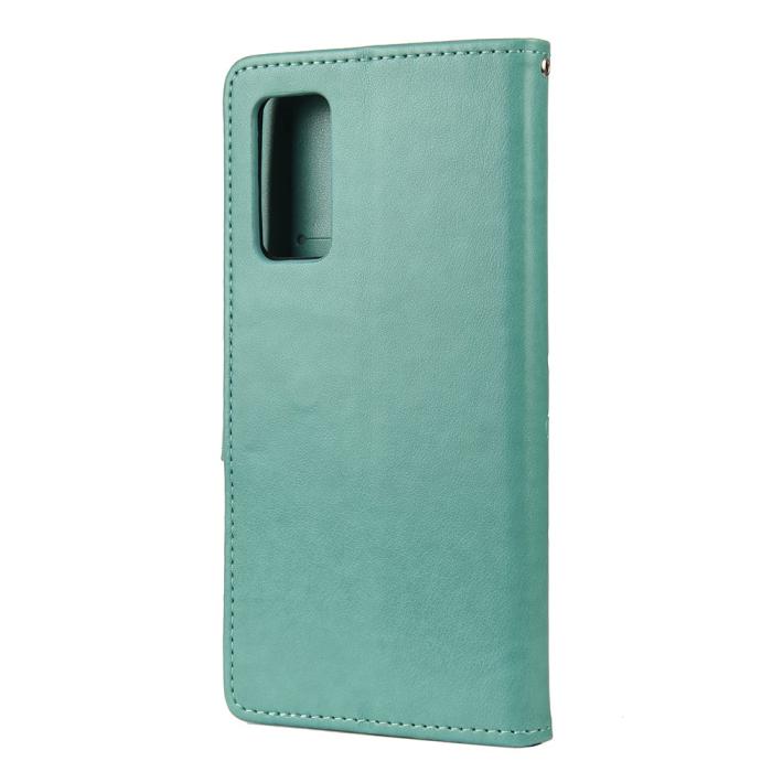 A-One Brand - Butterfly Plånboksfodral Galaxy A52 5G - Turkos