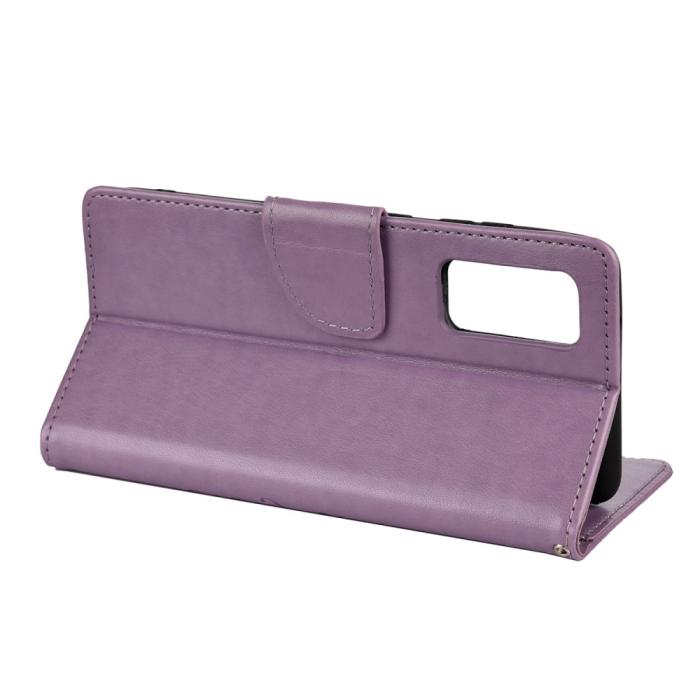 A-One Brand - Butterfly Plånboksfodral Galaxy A52 5G - Lila