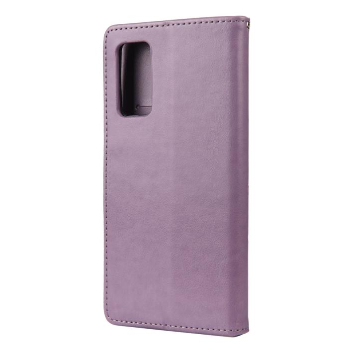 A-One Brand - Butterfly Plånboksfodral Galaxy A52 5G - Lila