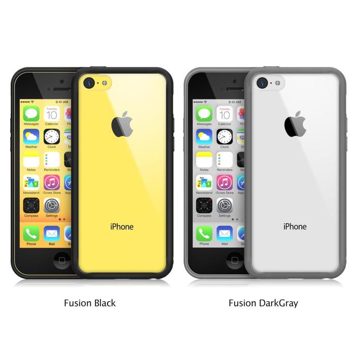 Rearth - RINGKE Fusion skal till Apple iPhone 5C (Svart)