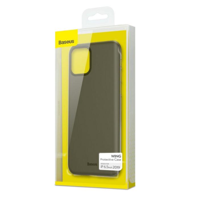 BASEUS - Baseus Wing skal för iPhone 11 Pro Max - Svart