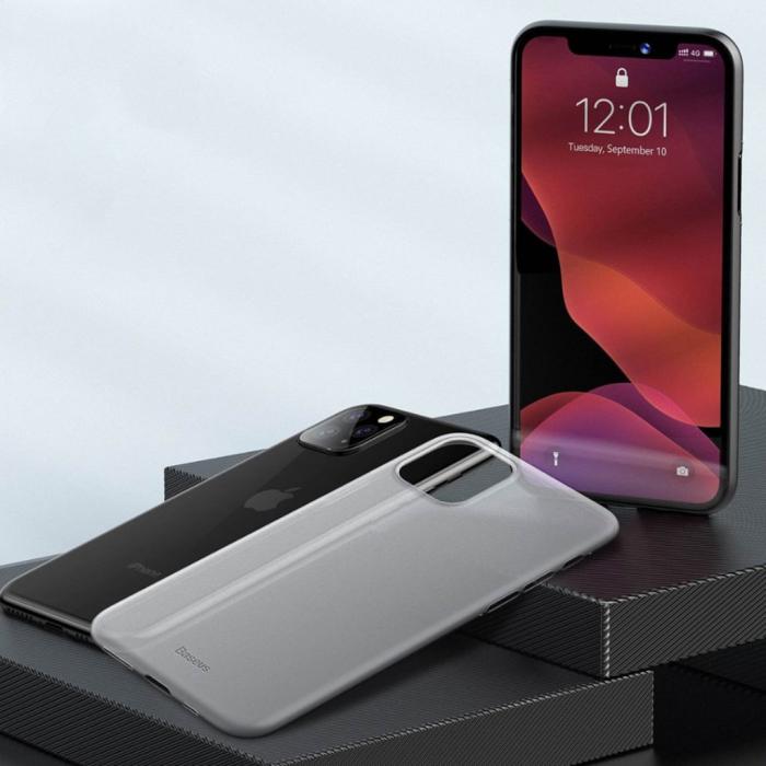BASEUS - Baseus Wing skal för iPhone 11 Pro Max - Svart