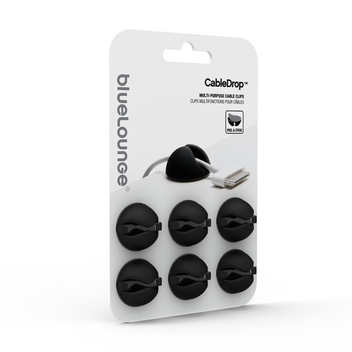 UTGATT1 - Bluelounge CableDrop hållare för sladdar, 6-pack