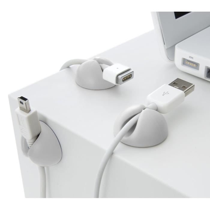 UTGATT1 - Bluelounge CableDrop hållare för sladdar, 6-pack