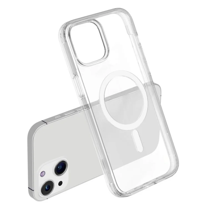 A-One Brand - iPhone 13 Mobilskal MagSafe PC + TPU Clear - Transparent