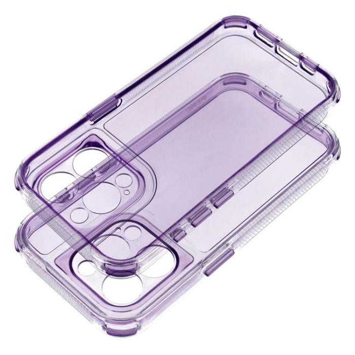 OEM - iPhone 16e Mobilskal Matrix Clear - Ljus violett