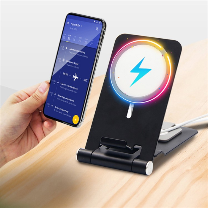 A-One Brand - Trådlös Laddare Magsafe iPhone,Apple Watch - Vit
