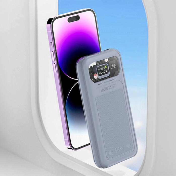 Acefast - Acefast Powerbank 10000mAh 30W Sparkling Series M1 - Grå