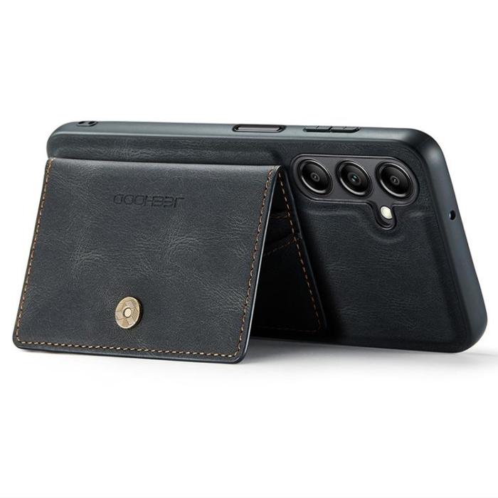 OEM - JEEHOOD Samsung Galaxy A14 4G/5G Mobilskal KonstLäder - Svart