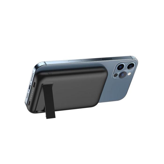 Veger - VEGER Powerbank 5000 mAh Magsafe 20W med trådlös laddning - Svart
