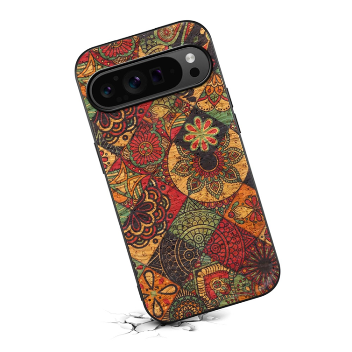 A-One Brand - Google Pixel 10/10 Pro Mobilskal Flower Print - Höst/Gul