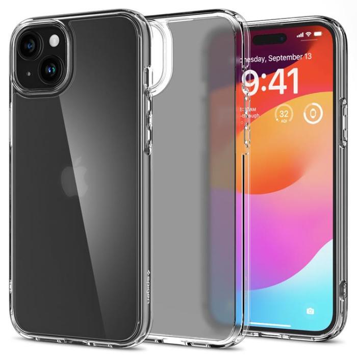 Spigen - Spigen iPhone 15 Plus Mobilskal Ultra Hybrid - Transparent