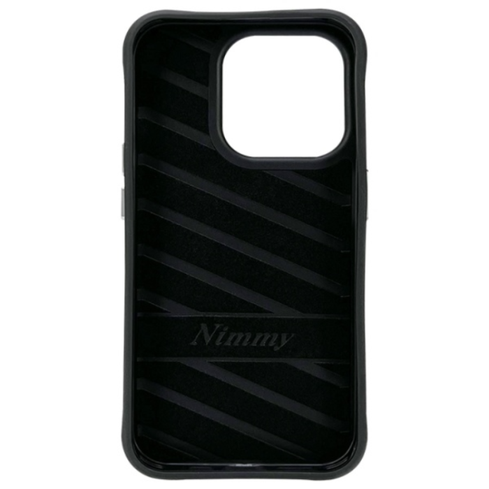 NIMMY - Nimmy iPhone 15 Pro Mobilskal Cool & Cute 2.0 Dog - Svart