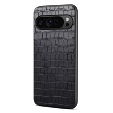 A-One Brand - Google Pixel 10/10 Pro Mobilskal Crocodile Texture - Svart