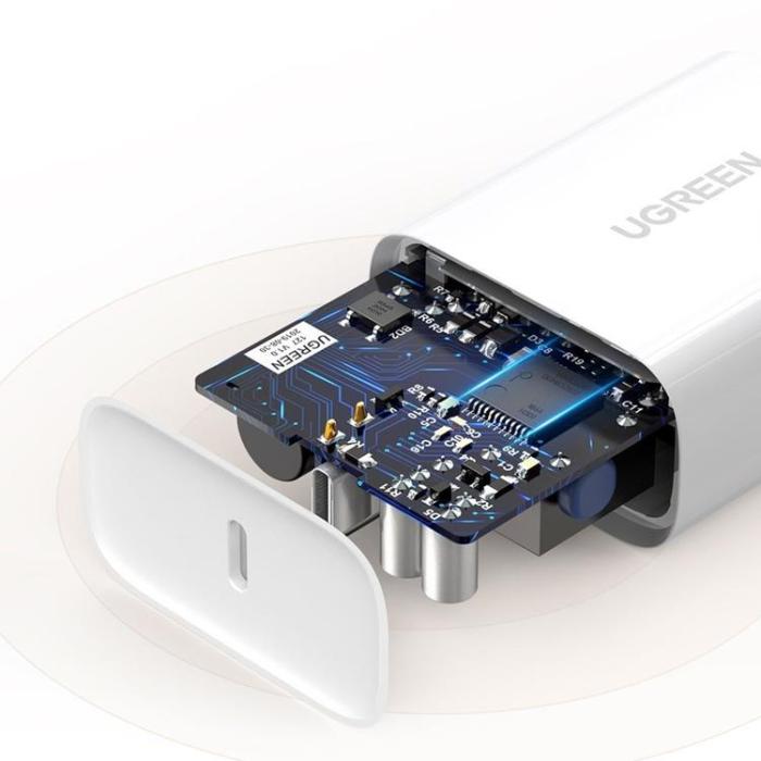 Ugreen - Ugreen Väggladdare USB-C 30 W Power Delivery - Vit