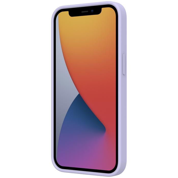 UTGATT5 - Nillkin CamShield Silky Silikon Skal iPhone 13 - Lila