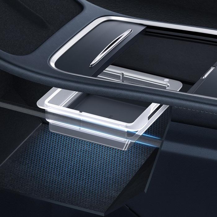 BASEUS - Baseus Bil Center Console T-Space Series - Twilight Grå