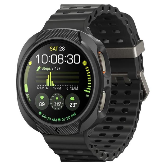 Spigen - Spigen Galaxy Watch 8 (44mm) Skal Liquid Air - Svart