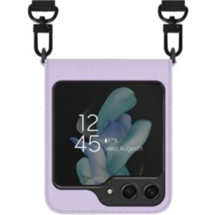 Araree Mobilskal till Galaxy Z Flip 5 Canvas Diary - Lila