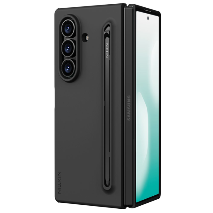 Nillkin - NILLKIN Galaxy Z Fold 7 Mobilskal med Stylus Flex Pure - Svart