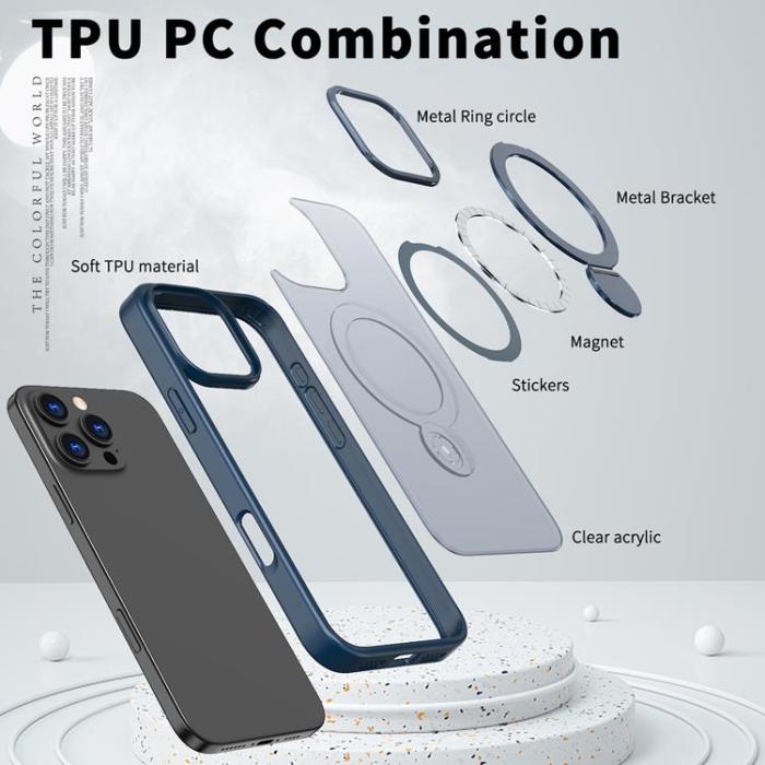 A-One Brand - iPhone 16 Pro Max Mobilskal MagSafe Rotating Kickstand