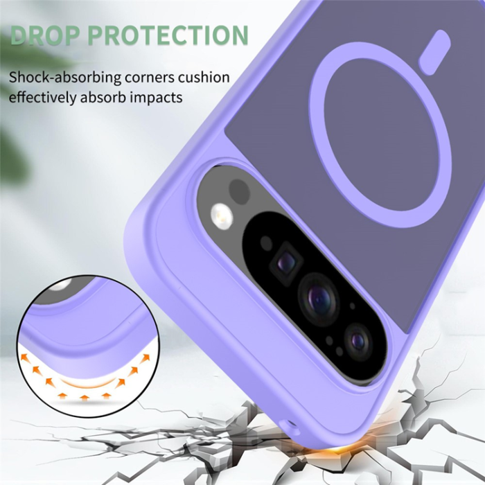 A-One Brand - Google Pixel 10 Pro XL Mobilskal MagSafe Skin Touch - Lila