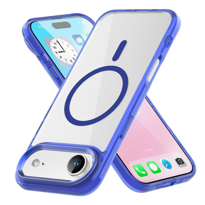 A-One Brand - iPhone Air Mobilskal MagSafe TPU+PC Transparent - Sapphire
