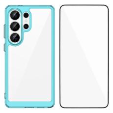 OEM - WANLONFENG Mobilskal till Samsung Galaxy S26 Ultra TPU XC Serie Transparent Bl&aring;
